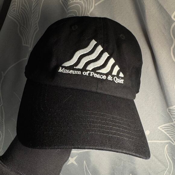 •NEW• Museum of Peace & Quiet Black Liberty Embroidered Dad Hat • main image 7